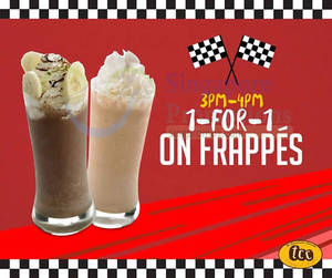 Featured image for TCC The Connoisseur Concerto 1-for-1 Frappes 3pm to 4pm 1hr Promo 18 Sep 2015