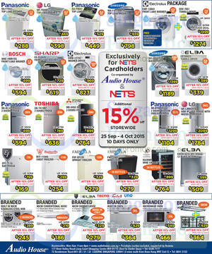 Featured image for (EXPIRED) Audio House TV, Fridges, Washers & Digital Cameras Offers 25 Sep – 4 Oct 2015