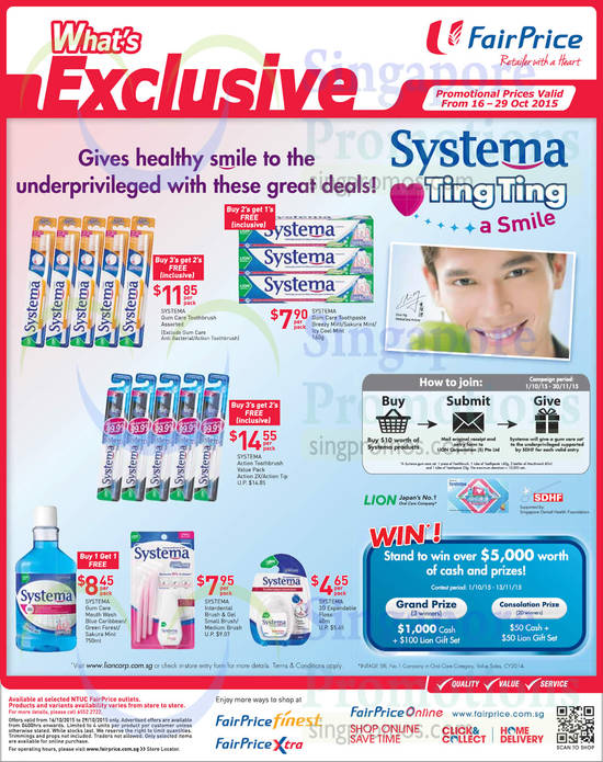 16 Oct Systema Toothbrushes, Toothpastes, Floss, Mouth Wash