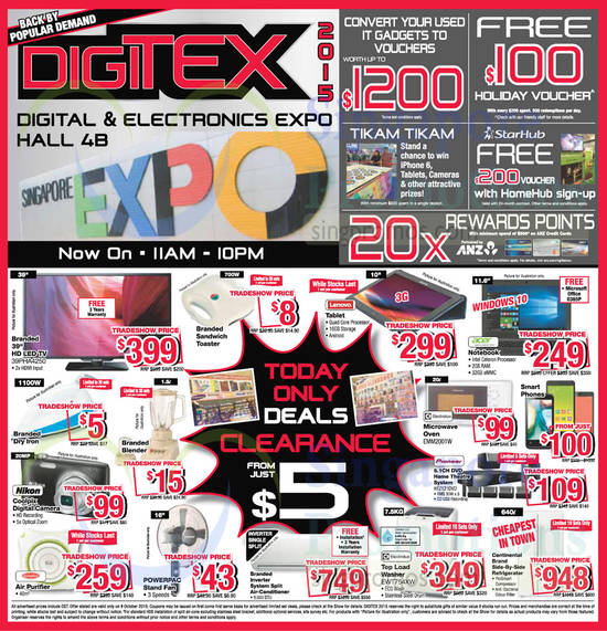 9 Oct Today Only Deals From 5 Dollar, Free 100 Dollar Holiday Voucher, Convert IT Gadgets