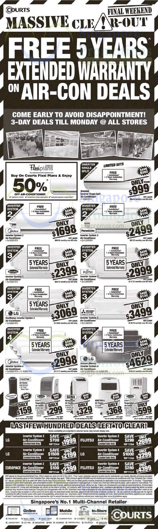 Air Conditioners, Air Coolers, Inverter System 4, Inverter System 3, Inverter System 2, Inverter Single Split, Kuche, EuropAce, Honeywell, Sona, Panasonic