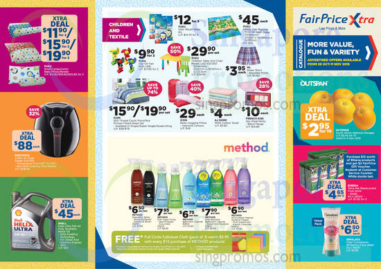 Catalogue Super Saver Children, Textile, Method Sprays, Fruits, Europace Airfryer