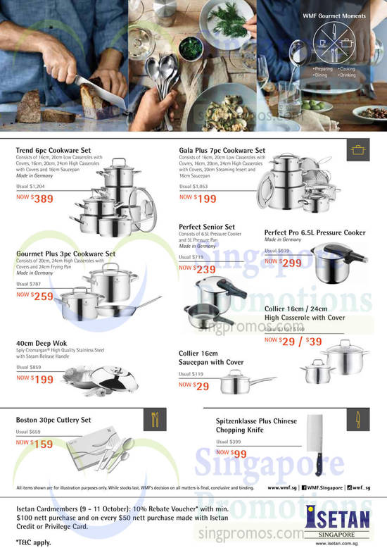 Cookware Sets, Cutlery Set, Deep Wok, Casseroles, Chinese Chopping Knife, Pressure Cookers, Frying Pans, Saucepans