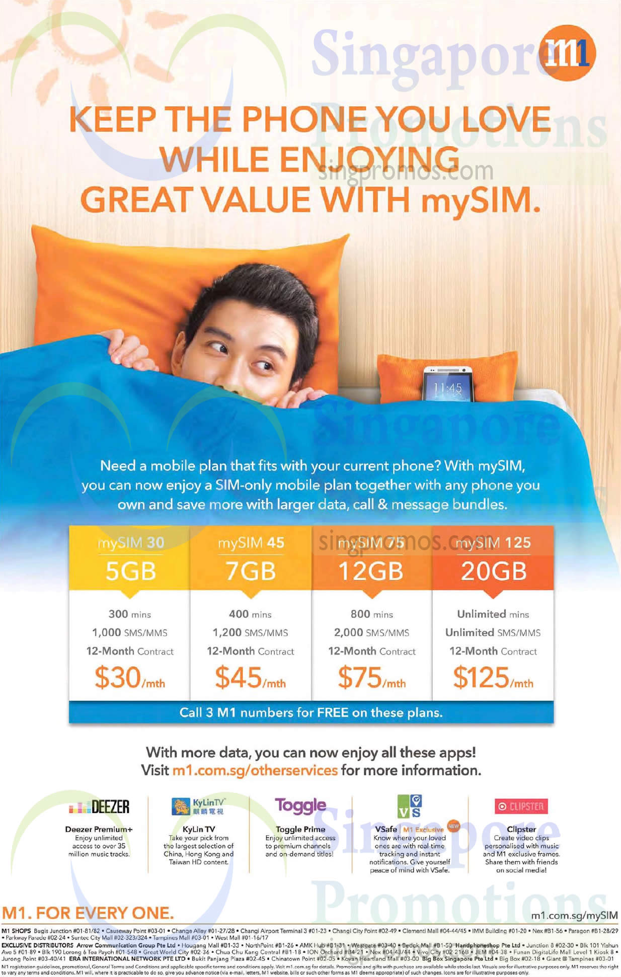 Featured image for M1 Home Broadband, Mobile & Other Offers 17 - 23 Oct 2015