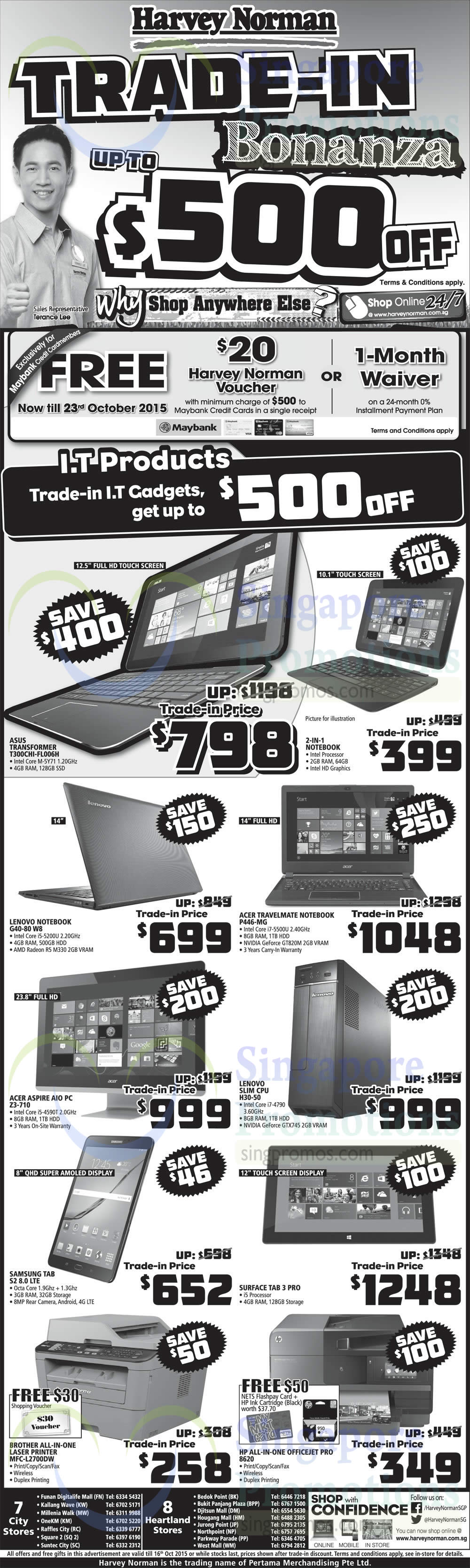 Featured image for Harvey Norman Electronics, Appliances, IT & Other Offers 10 - 16 Oct 2015