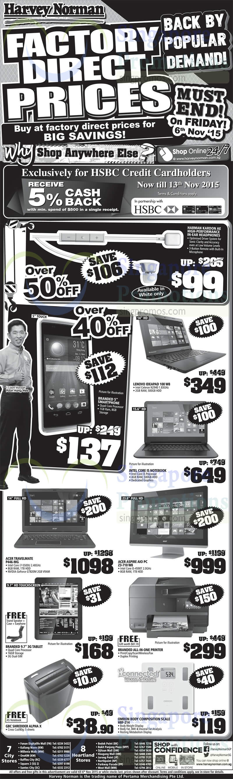 Featured image for Harvey Norman Electronics, Appliances, IT & Other Offers 31 Oct - 6 Nov 2015