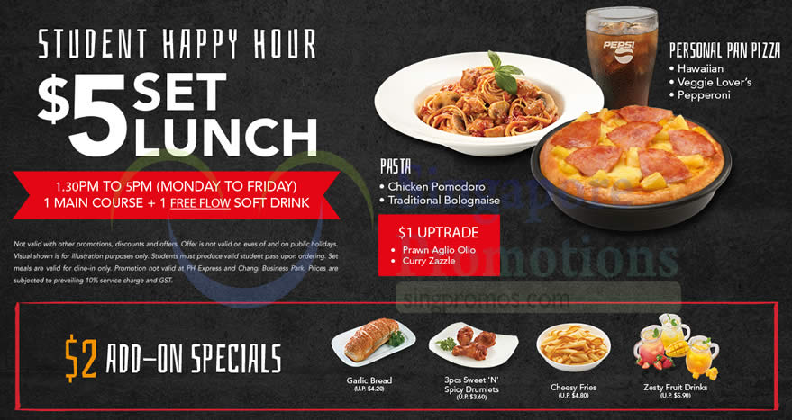 Pizza hut deals lunch