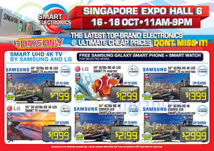 Featured image for Smart Electronics Fair @ Singapore Expo 16 – 18 Oct 2015