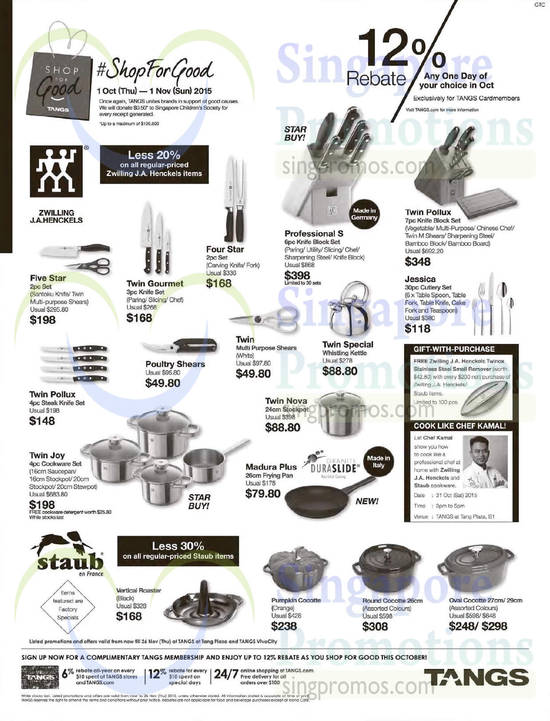 Tangs Cookware 30 Oct 2015