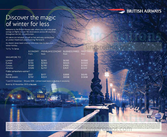 British Airways 1 Nov 2015