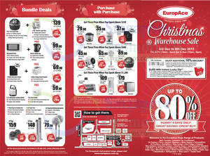 Featured image for (EXPIRED) Europace Warehouse Clearance Sale 3 – 6 Dec 2015