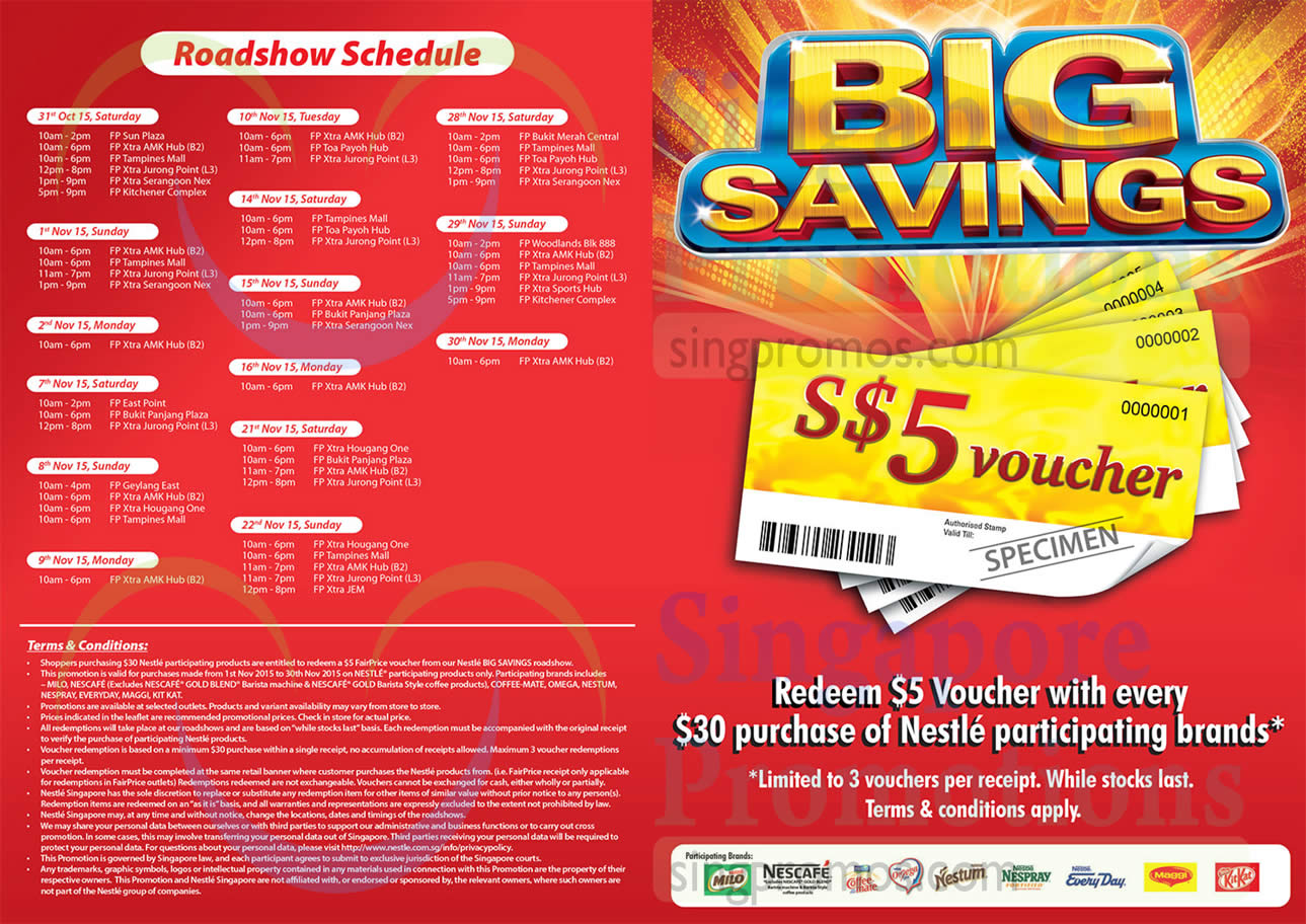 Nestle Big Savings Spend 30 Get Free 5 Voucher Promotion