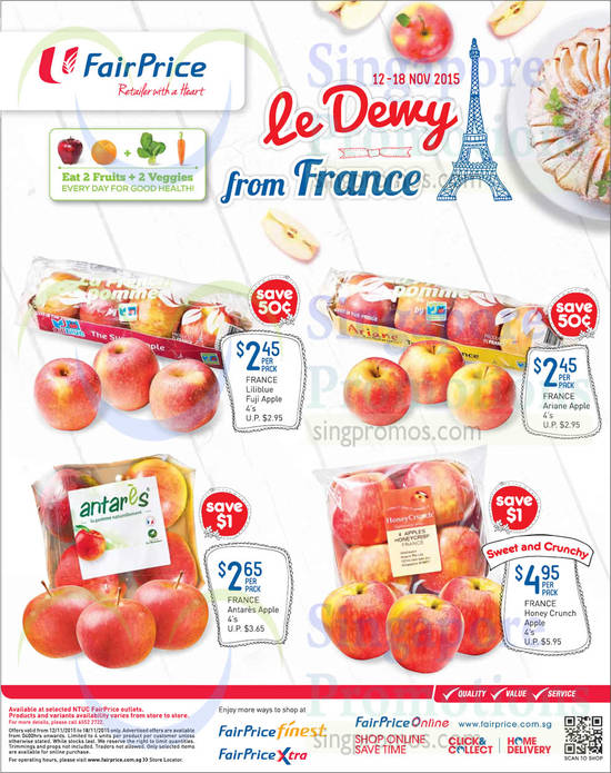 France Apples Liliblue, Ariane, Antares, Honey Crunch