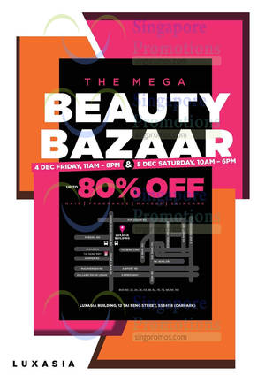 Featured image for (EXPIRED) Luxasia Mega Beauty Bazaar 4 – 5 Dec 2015