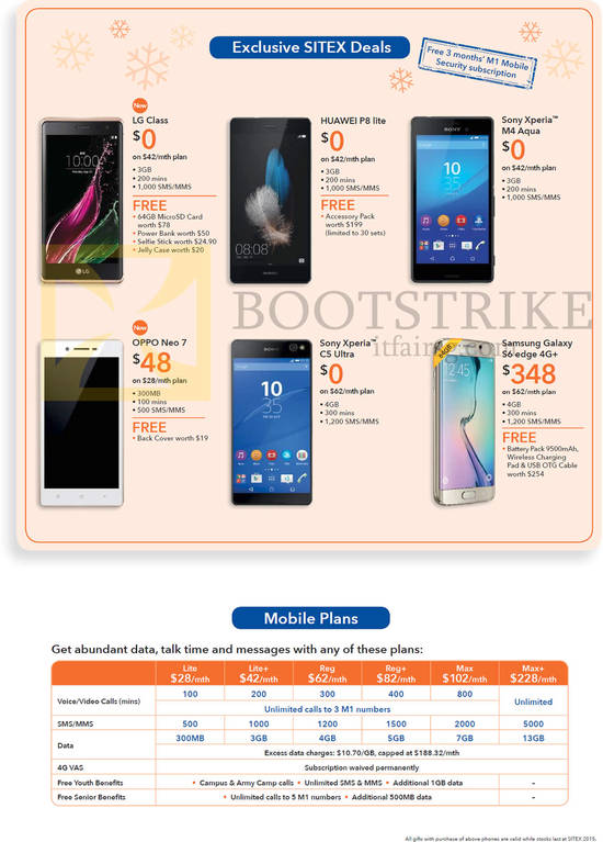 Mobile Smartphone LG Class, Huawei P8 Lite, Sony Xperia M4 Aqua C5 Ultra, Oppo Neo 7, Samsung Galaxy S6 Edge