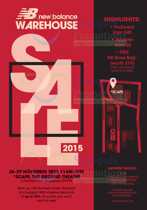 Featured image for (EXPIRED) New Balance Warehouse Sale 26 – 29 Nov 2015