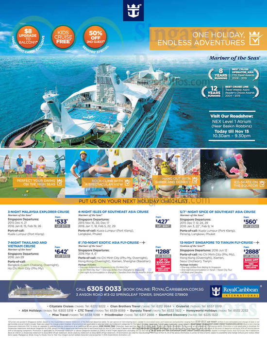 Royal Caribbean 12 Nov 2015