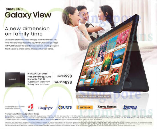 Samsung Galaxy View 7 Nov 2015