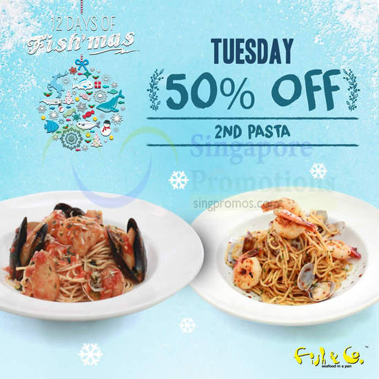 Tuesdays 50 Percent Off 2nd Pasta