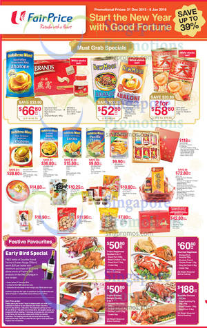 Featured image for (EXPIRED) Fairprice Abalones (New Moon, Golden Chef & Skylight), CNY Goodies & More Offers 31 Dec 2015 – 6 Jan 2016