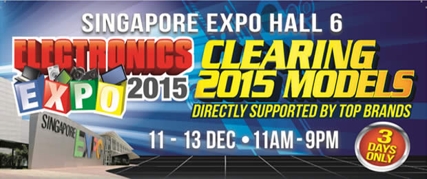 Featured image for Electronics Expo @ Singapore Expo 11 - 13 Dec 2015