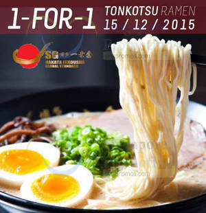 Featured image for (EXPIRED) Ikkousha 1-for-1 Hakata Tonkotsu Ramen 1-Day Promo 15 Dec 2015