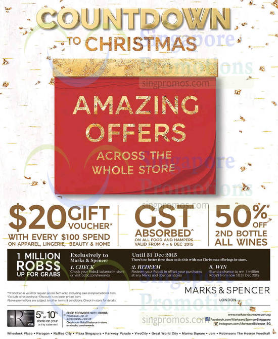 Marks Spencer 4 Dec 2015