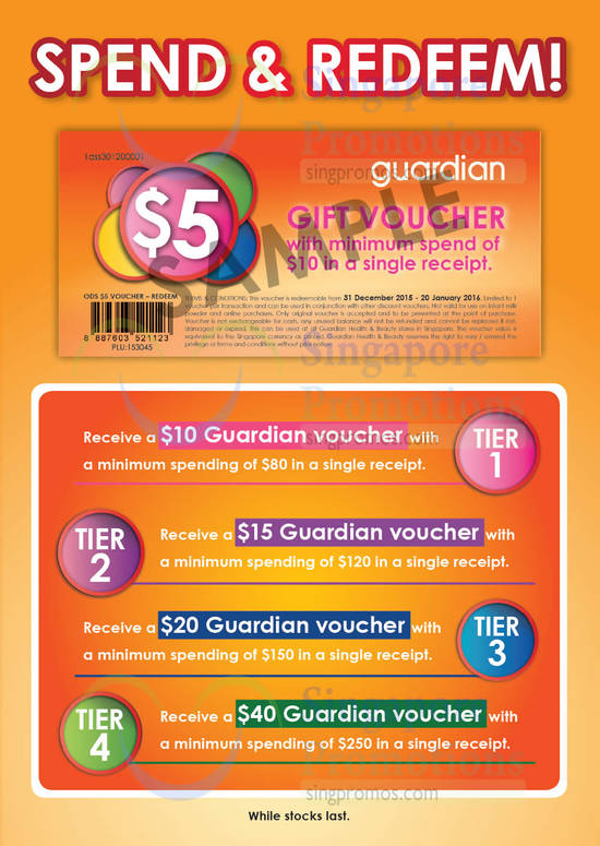 Spend n Redeem Guardian Voucher