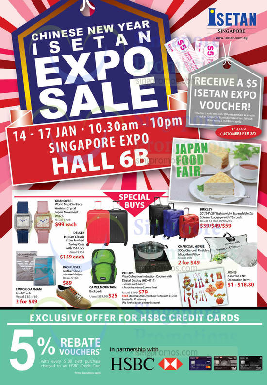 14 Jan Isetan Expo Sale Featured Items