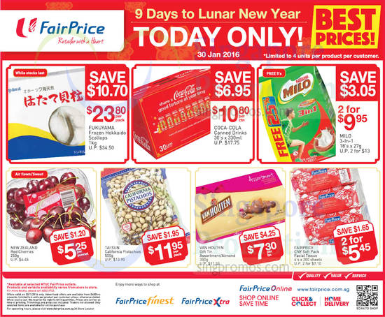 Fairprice 1Day CNY 30 Jan 2016