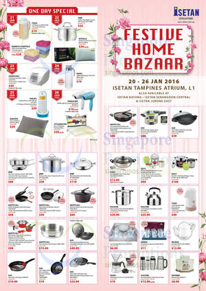 Featured image for (EXPIRED) Isetan Festive Home Bazaar 20 – 26 Jan 2016