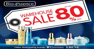 Featured image for Bio-Essence, Ginvera & Ebene Warehouse Sale 7 – 11 Jan 2016