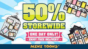 Featured image for (EXPIRED) Mini Toons 50% Off Storewide w/ Free Shipping 1-Day Promo 27 Jan 2016