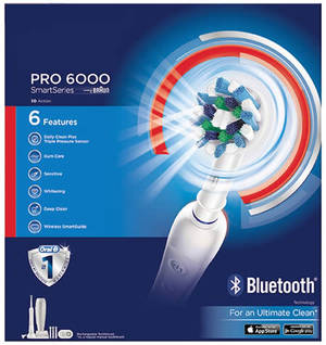 Featured image for (EXPIRED) Oral-B Pro 6000 Smart Pack Electric Toothbrush 24hr Deal 20 – 21 Jan 2016