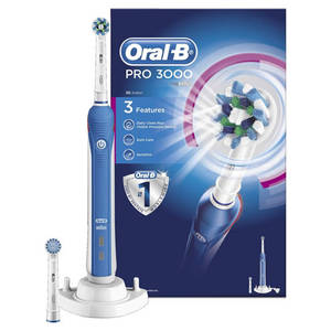 Featured image for (EXPIRED) Oral-B 67% Off Pro 3000 CrossAction Electric Rechargeable Toothbrush 24hr Promo 30 – 31 Jan 2016