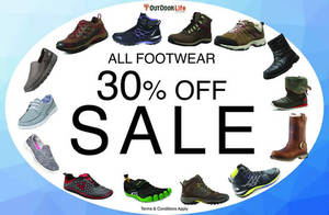 Featured image for Outdoor Life 30% Off All Footwear (Timberland, North Face & More) 17 – 31 Jan 2016