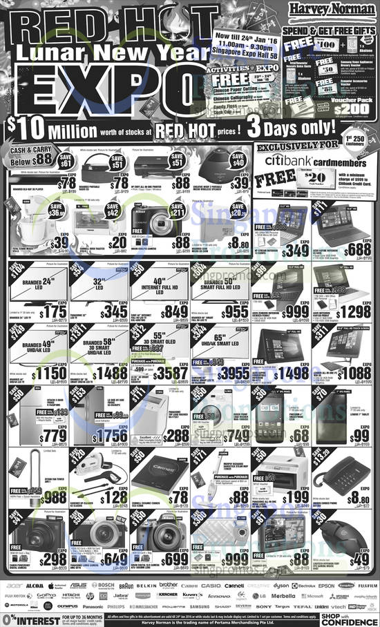 Press Ad 22 Jan, TVs, Notebooks, Digital Cameras, Smartphones