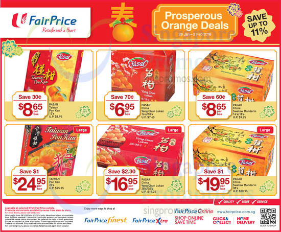 Prosperous Orange Deals, Pasar, Lukan, Mandarin