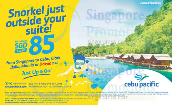 Cebu Pacific 6 Feb 2016