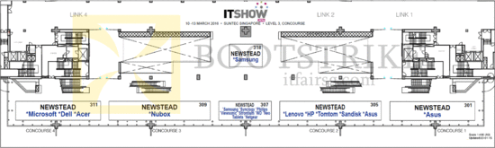 Floor Plan Map Level 3, Suntec IT SHOW 2016