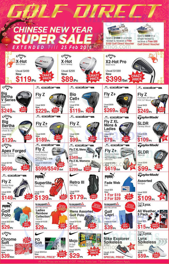 Golf Direct 15 Feb 2016