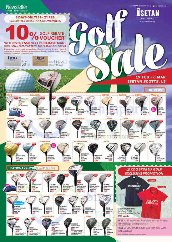 Golf Sale Drivers, Fairway, Hybrid, Utlity