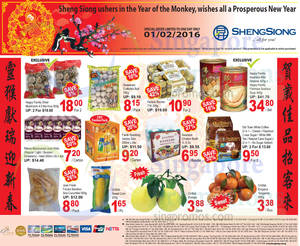 Featured image for (EXPIRED) Sheng Siong 1-Day CNY Specials (Happy Family Abalone, Ferrero Rocher, Ribena & More) 1 Feb 2016