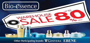 Featured image for Bio-Essence, Ginvera & Ebene Warehouse Sale 17 – 21 Mar 2016