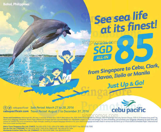 Cebu Pacific 27 Mar 2016