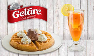 Featured image for (Over 6,600 Sold) Gelare 43% Off Classic Waffle & Iced Lemon Tea From 18 Mar 2016