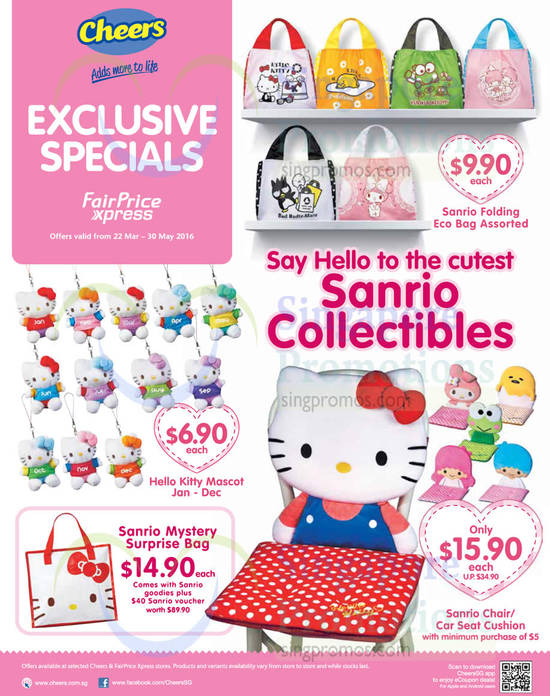 Hello Kitty Specials 22 Mar 2016