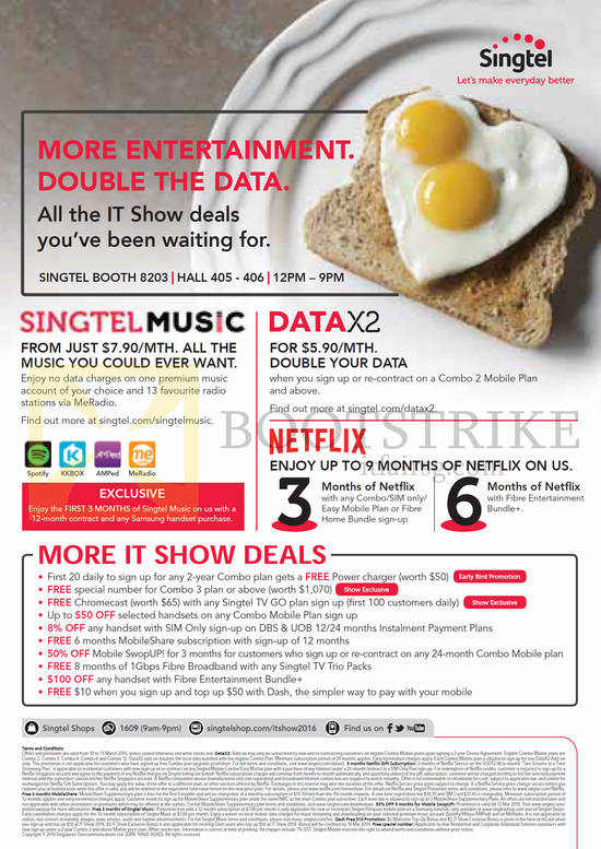 Highlights, Music, Data X2, Netflix