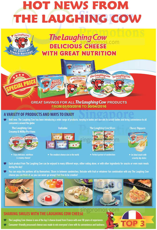 Laughing Cow Cheese 1 Mar 2016