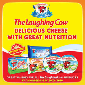 Featured image for (EXPIRED) Laughing Cow Cheese Promotion 1 Mar – 30 Apr 2016